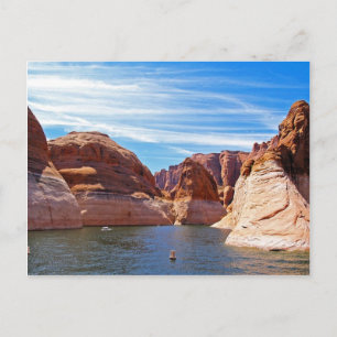 Sjö Powell Page Arizona Vatten Reservoir Ligge Vykort