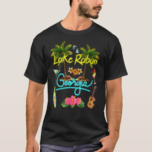 Sjö Rabun Georgia Beach Summer Handflatan Surfa So T Shirt