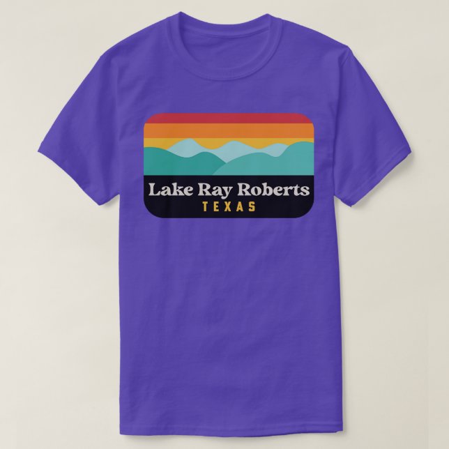 Sjö Ray Roberts Texas State Park Pilot Point T Shirt (Design framsida)