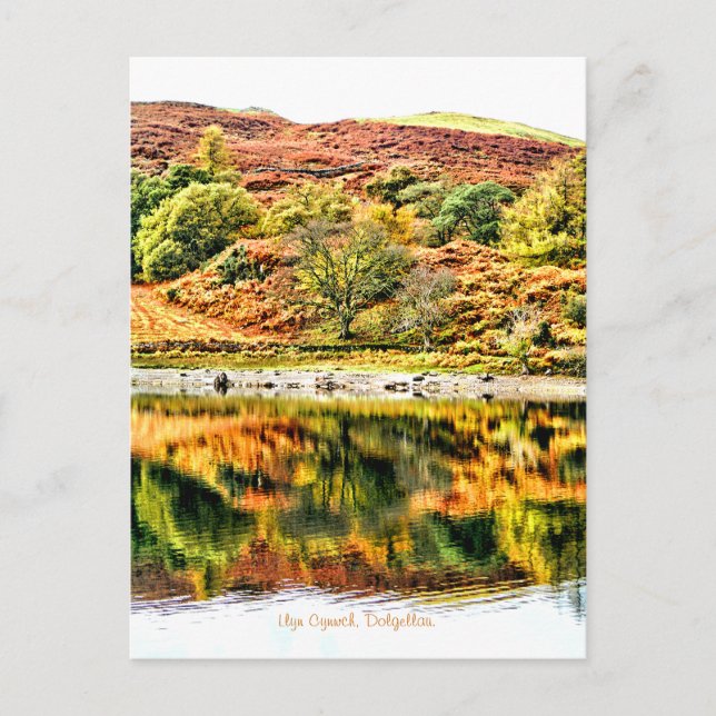 SJÖ REFLEECTIONS WALES UK VYKORT (Framsida)