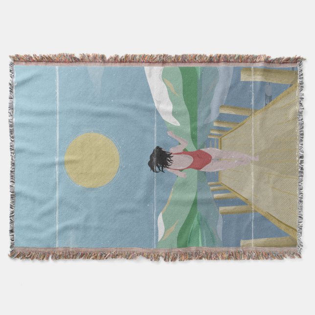 Sjö Rotoiti Nya Zeeland Filt (Framsidan)