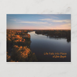 Sjö Royale Sunset-kort Vykort