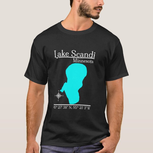 Sjö Scandi Minnesota Långärmad T Shirt (Framsida)