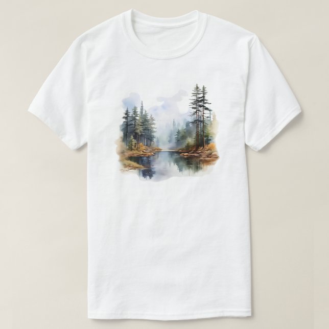 Sjö Scene T-Shirt (Design framsida)