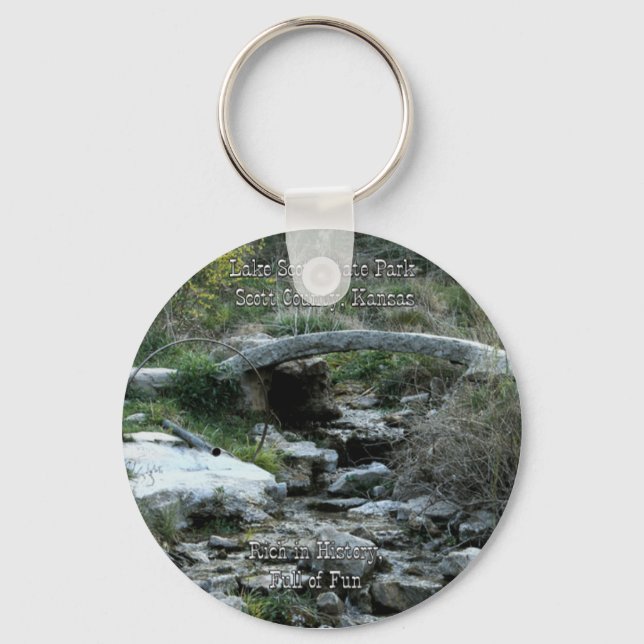Sjö Scott State Park-Big Vår Nyckelring (Framsida)