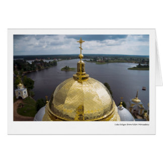 Sjö Seliger från den Nilov kloster Hälsningskort