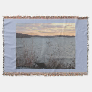 Sjö Shore Sunset Blanket Mysfilt