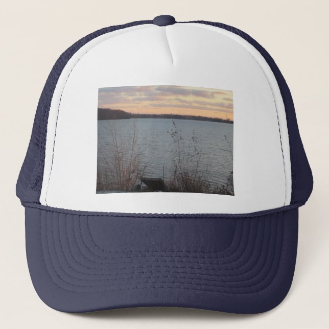 Sjö Shore Sunset Hat Truckerkeps (Framsida)