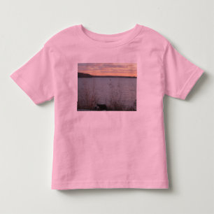 Sjö Shore Sunset Småbarn Ringer T-Shirt