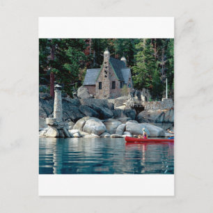 Sjö Sight Seeing by Canoe Tahoe Vykort