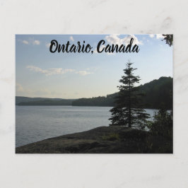 Sjö - sommar - resa - Ontario - canada Vykort