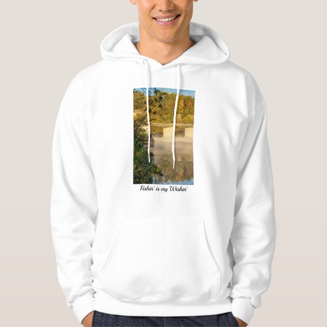 Sjö Springfield Autumn Fishing Hoodie (Framsida)