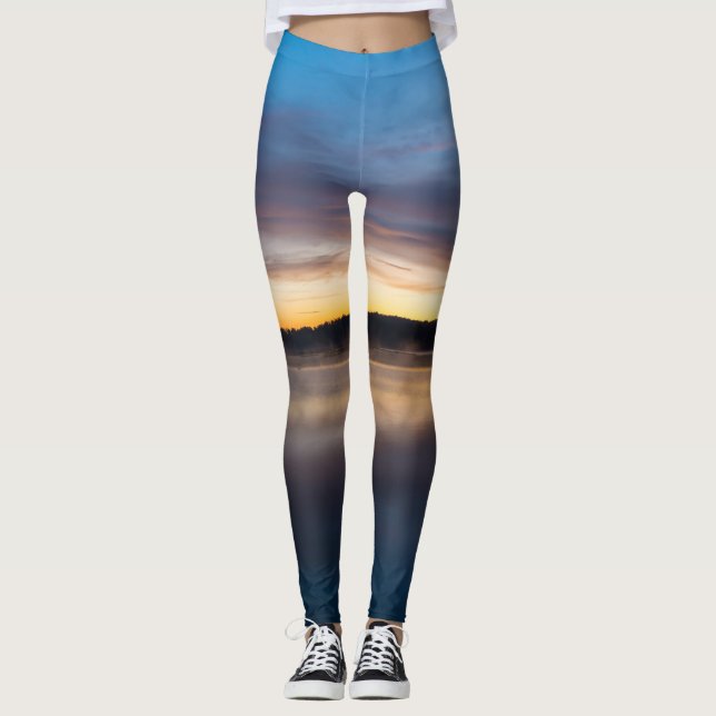 Sjö Springfield Autumn Sunrise Leggings (Framsida)