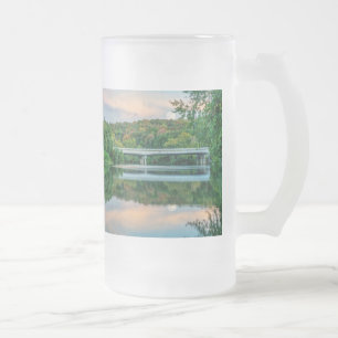 Sjö Springfield God kväll, frostat glas Ölglas