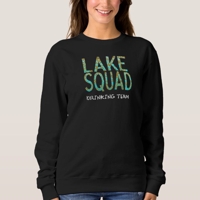Sjö Squad Drinking Team För manar Women Attorie T Shirt (Framsida)
