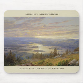 Sjö Squam Red Backe Fine Art Landscape Paing Musmatta