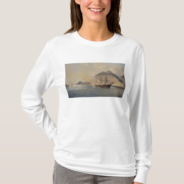 Sjö- strid av straiten av Shimonoseki T Shirt (Framsida)