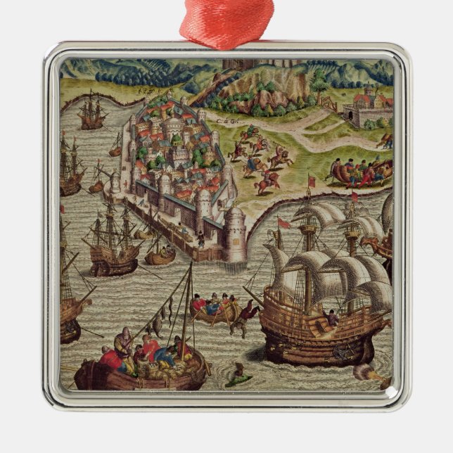 Sjö- strid julgransprydnad metall (Framsidan)