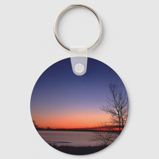 Sjö Sunrise Nyckelring (Framsida)