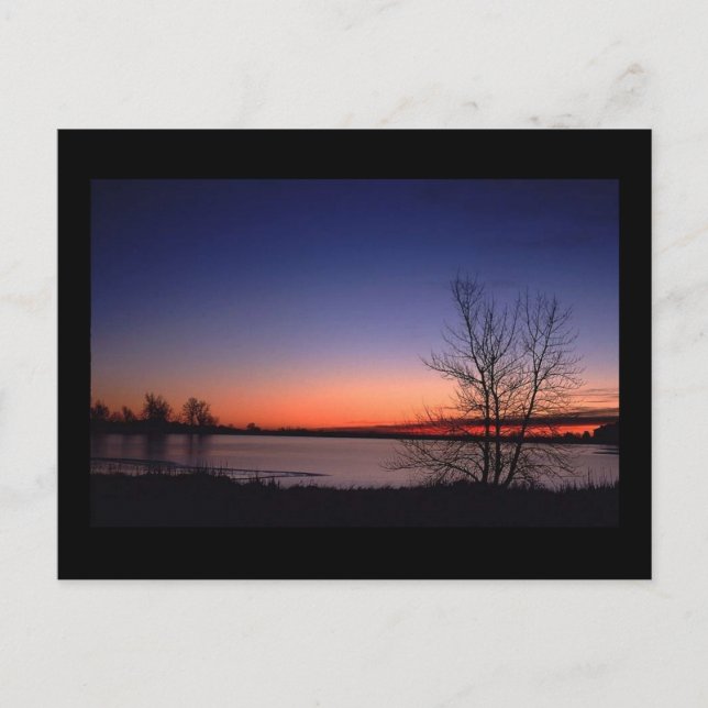 Sjö Sunrise Vykort (Framsida)