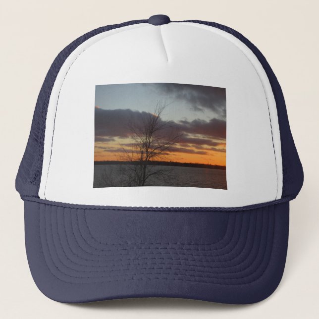 Sjö Sunset Hat Keps (Framsida)