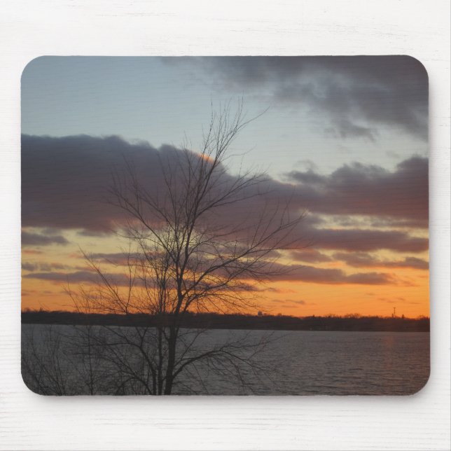 Sjö Sunset Mousepad Musmatta (Framsidan)