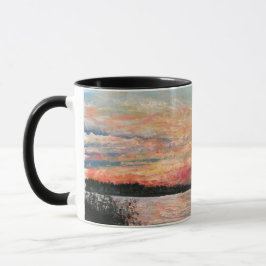 Sjö Sunset Shore Art Mugg