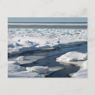 Sjö Superior Blue Ice, övre Peninsulan Vykort
