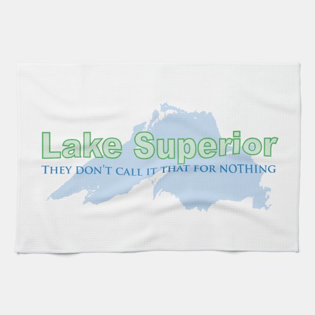 Sjö Superior, det kallar de inte för ingenting Kökshandduk (Horisontell)