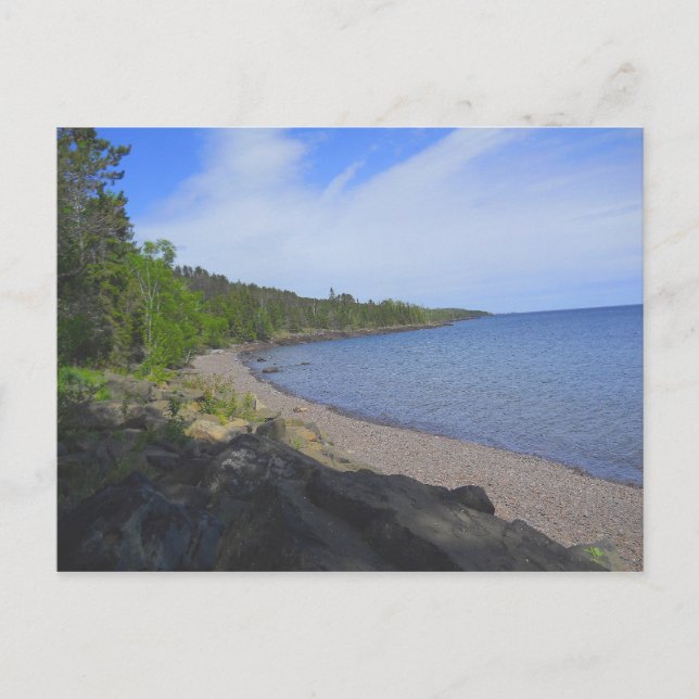 Sjö Superior, Duluth MN Vykort (Framsida)