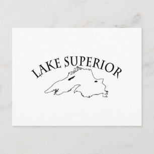 Sjö Superior Karta Vykort