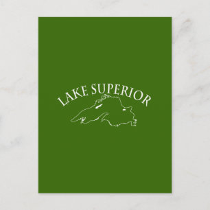 Sjö Superior Karta Vykort
