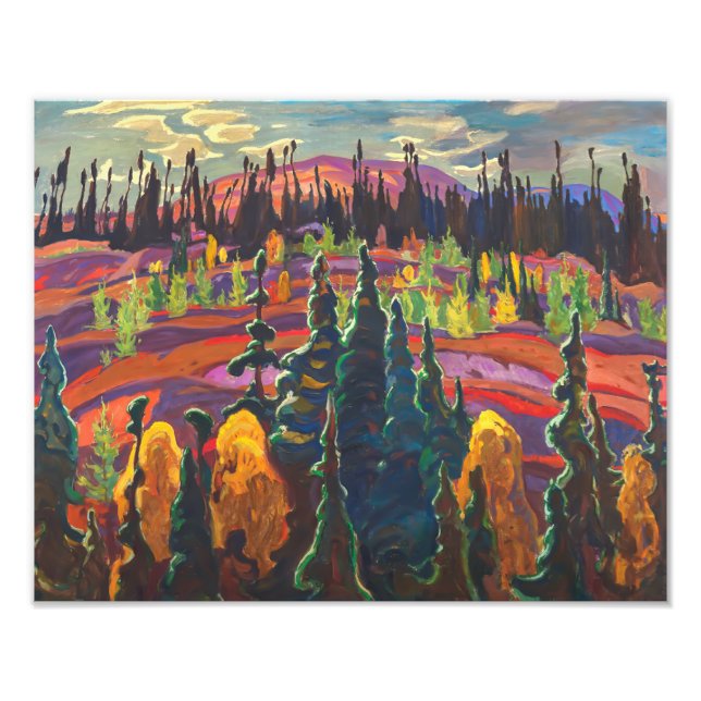 Sjö Superior Land | A. Y. Jackson | Fototryck (Framsidan)