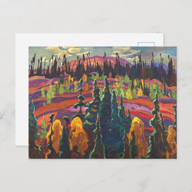 Sjö Superior Land | A. Y. Jackson | Vykort (Fram/baksida)