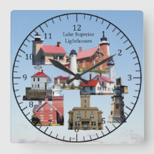 Sjö Superior Lighthouses klocka