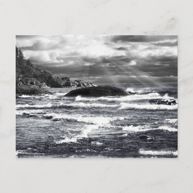 Sjö Superior Lightrays Vykort (Framsida)