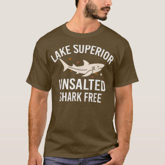 Sjö Superior Osalted Funny Citote Shark Free Fish T Shirt