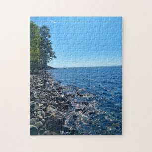 Sjö Superior Rocky Shoreline Pussel