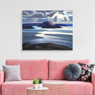 Sjö Superior Sketch   Lawren Harris   Canvastryck