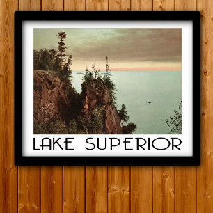 Sjö Superior Vintage resor Stil Poster