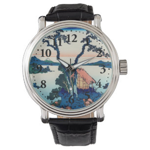 Sjö Suwa i det Shinano landskapet Armbandsur