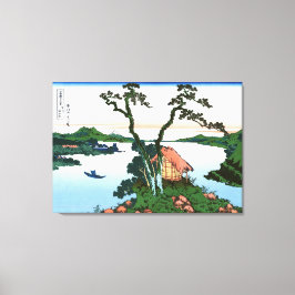 Sjö Suwa i provinsen Shinano Canvastryck