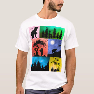 Sjö Tahoe Bear-popkonst T Shirt