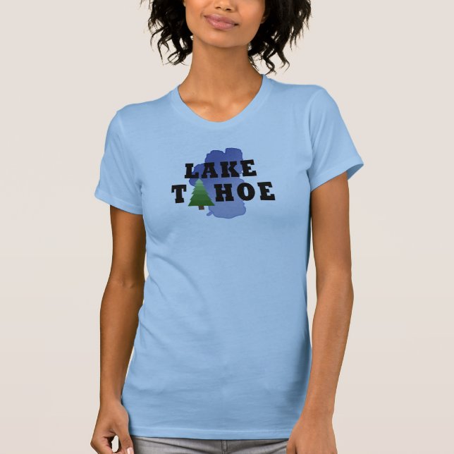 Sjö Tahoe - Bella Canvas Tshirt T Shirt (Framsida)