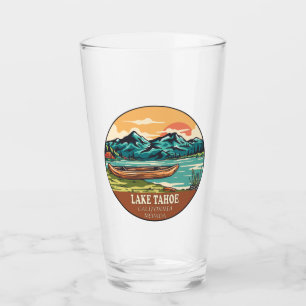 Sjö Tahoe Boating Fishing Emblem Glaskopp