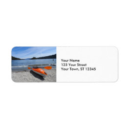 Sjö Tahoe, CA Returadress Etikett