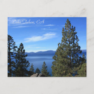 Sjö Tahoe, CA-vykort Vykort
