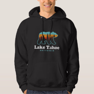 Sjö Tahoe California Bear Mountains Hiking Pullov Hoodie