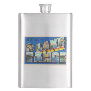 Sjö Tahoe California CA Large Brev vykort Fickplunta
