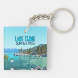 Sjö Tahoe California Nevada Vintage